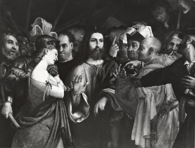 A. Villani e Figli — Lorenzo Lotto. Cristo e l'adultera. Loreto - Museo della Santa Casa — insieme
